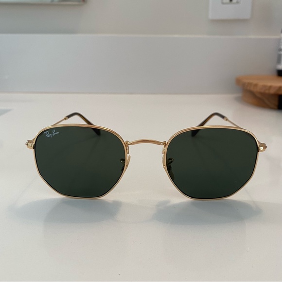 Ray Ban Hexagonal Sunglasses - Picture 2 of 6